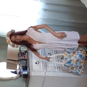 Silkworm fabric Beach tote and sun hat with Ocean Graphics new with tags